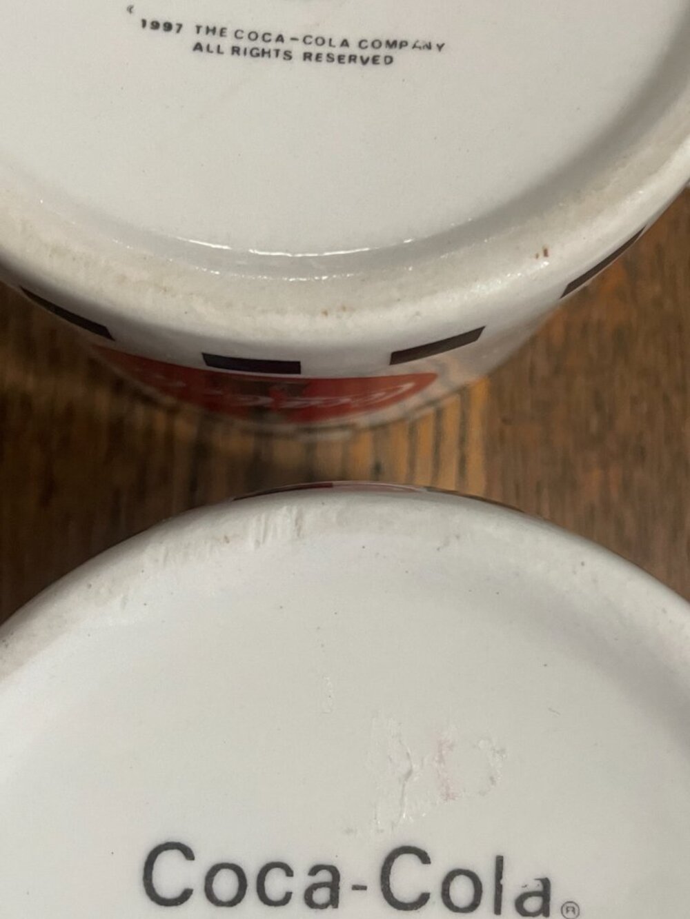 Coca-Cola Vintage Mugs 1997 by Gibson - Picture 5 of 7